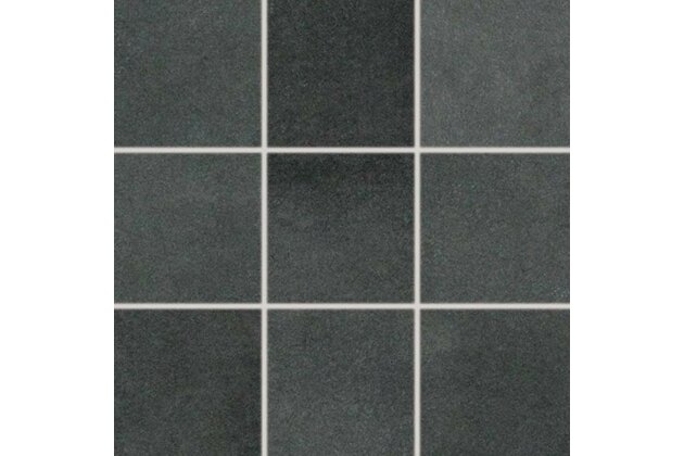 Dlažba Rako Extra černá struktura mat rektifikovaná 10x10 DAR12725