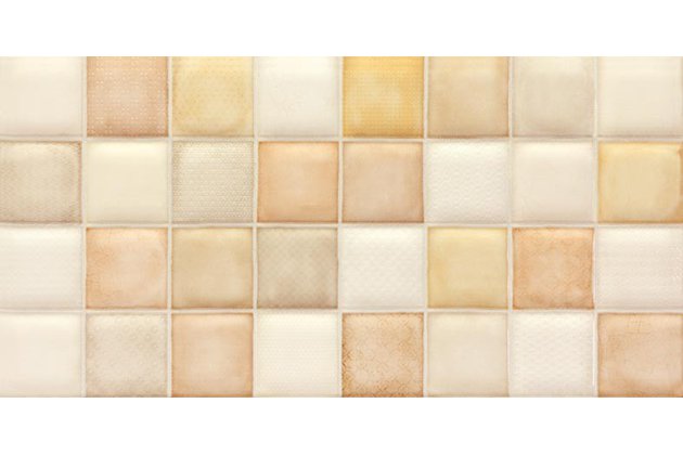 Obklad Rako Retro hnědočervená struktura struktura lesk 20x40 WARMB524