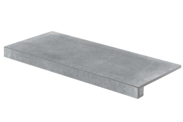 Tvarovka schodová Rako Rebel tmavě šedá mat rektifikovaná 40x80 DCF84742 Tvarovka schodová Rako Rebel tmavě šedá mat rektifikovaná 40x80 DCF84742