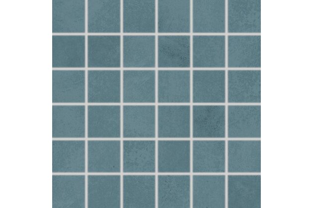 Mozaika Rako Blend modrá mat rektifikovaná 30x30 WDM06811