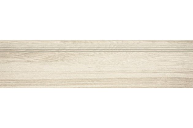 Schodovka Rako Board světle béžová mat rektifikovaná 30x120 DCPVF141