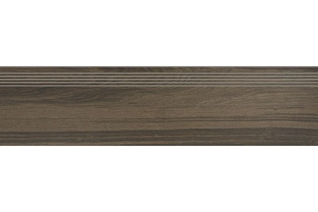 Schodovka Rako Board tmavě hnědá mat rektifikovaná 30x120 DCPVF144