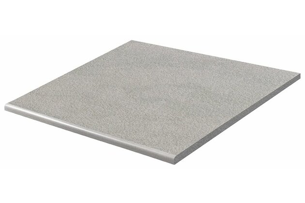 Schodovka Rako Kaamos Outdoor šedá struktura mat rektifikovaná 60x60x2 DCH66587