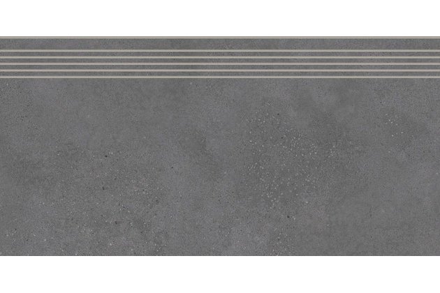 Schodovka Rako Betonico černá mat rektifikovaná 40x80 DCP84792