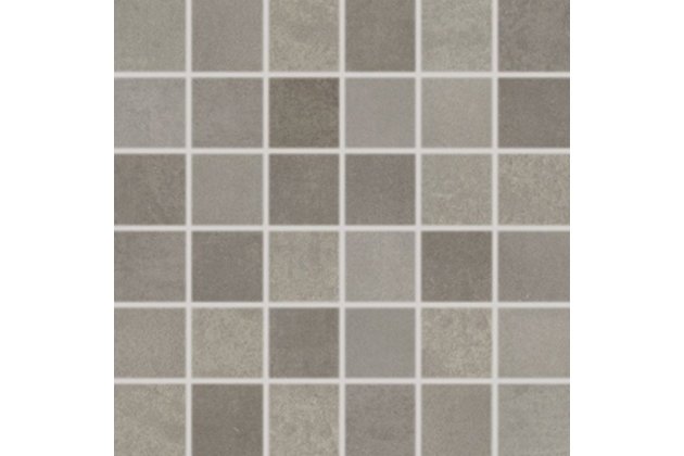 Mozaika Rako Extra hnědošedá struktura mat rektifikovaná 30x30 WDM05821