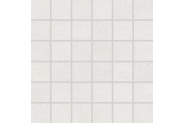 Mozaika Rako Extra bílá struktura mat rektifikovaná 30x30 WDM05822