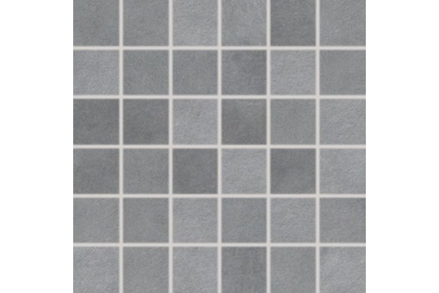 Mozaika Rako Extra tmavě šedá struktura mat rektifikovaná 30x30 WDM05824