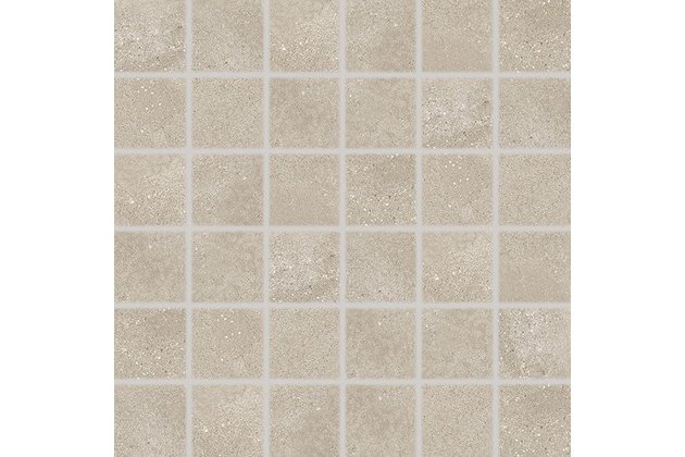 Mozaika Rako Betonico tmavě béžová mat rektifikovaná 30x30 WDM05794