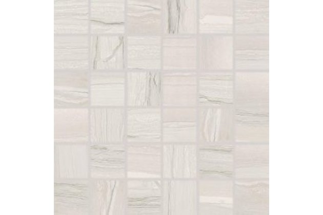 Mozaika Rako Boa světle šedá mat rektifikovaná 30x30 WDM05526 Mozaika Rako Boa světle šedá mat rektifikovaná 30x30 WDM05526