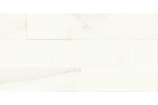 Obklad Rako Cava bílá struktura mat rektifikovaný 30x60 WARVK730