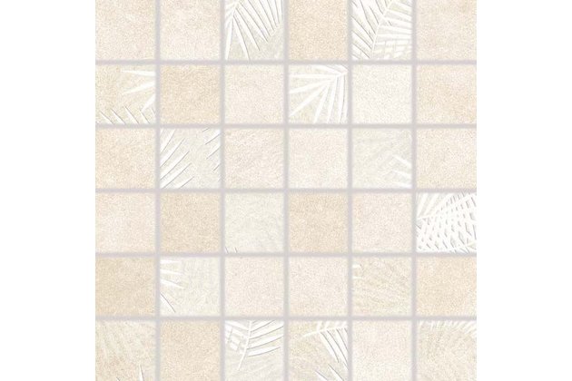 Mozaika Rako Lampea slonová kost lesk rektifikovaná 30x30 WDM05687