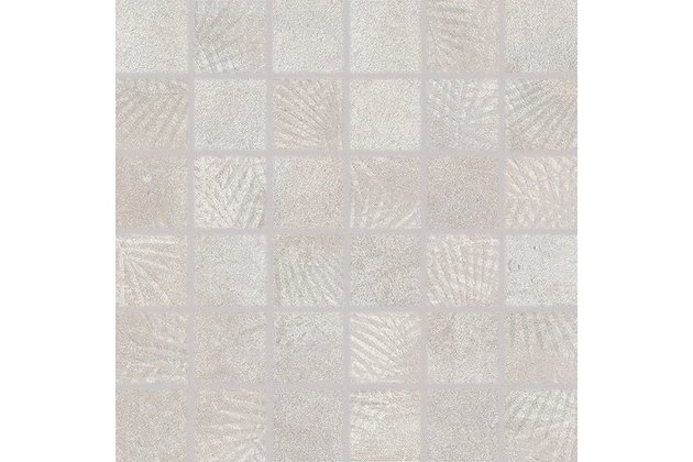 Mozaika Rako Lampea šedá lesk rektifikovaná 30x30 WDM05689