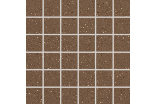 Mozaika Rako Compila hnědočervená mat rektifikovaná 30x30 DDM05869