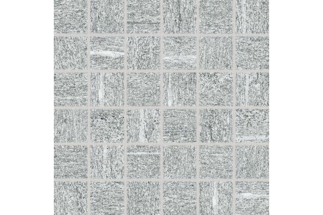 Mozaika Rako Vals šedá mat rektifikovaná 30x30 DDM05847