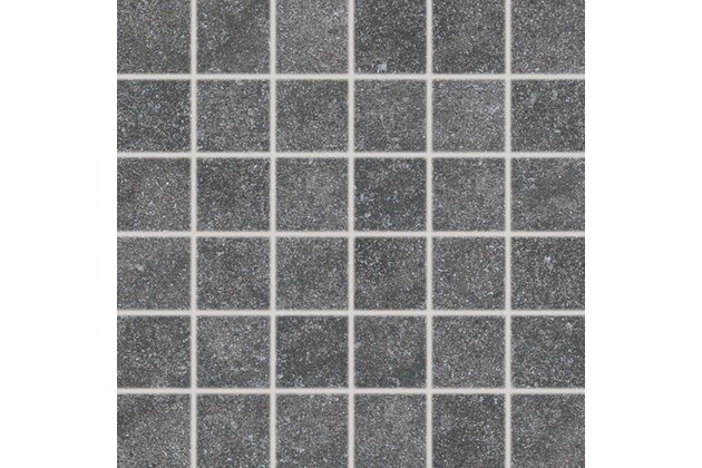 Mozaika Rako Kaamos černá mat rektifikovaná 30x30 DDM05588
