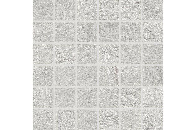 Mozaika Rako Quarzit šedá struktura mat rektifikovaná 30x30 DDM05737