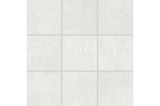 Dlažba Rako Rebel bílošedá mat rektifikovaná 10x10 DAK11740 Dlažba Rako Rebel bílošedá mat rektifikovaná 10x10 DAK11740