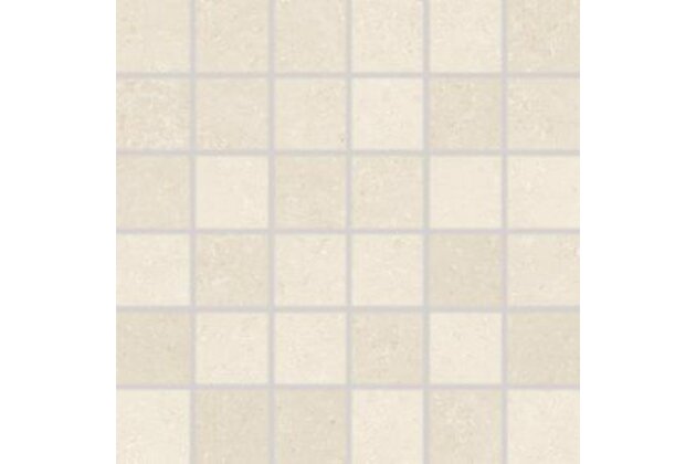 Mozaika Rako Base světle béžová mat rektifikovaná 30x30 DDM05431