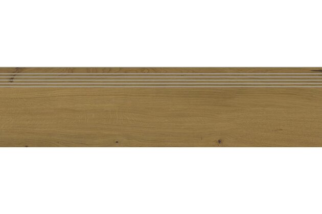 Schodovka Rako Bricola hnědá mat rektifikovaná 30x120 DCPVD851