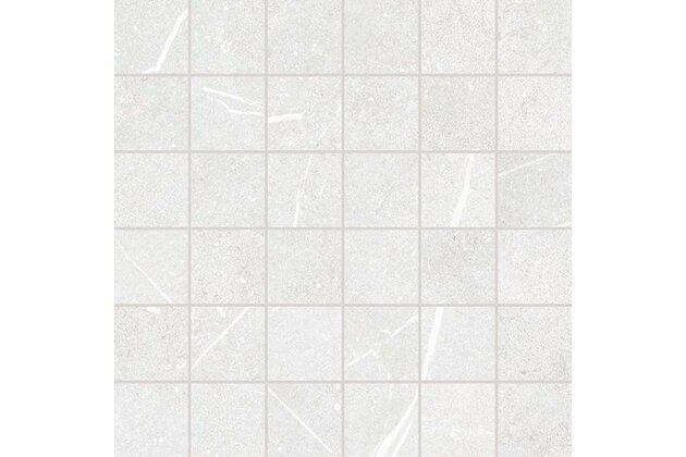 Mozaika Rako Fly světle šedá mat rektifikovaná 29,8x29,8 DDM05882