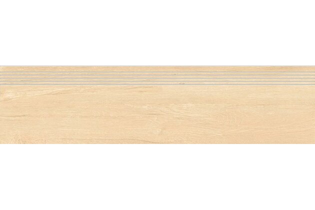 Schodovka Rako Plank béžová struktura mat rektifikovaná 29,8x119,8 DCPVD894