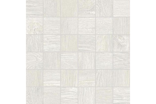 Mozaika Rako Plank světle šedá struktura mat rektifikovaná 29,8x29,8 DDM05893