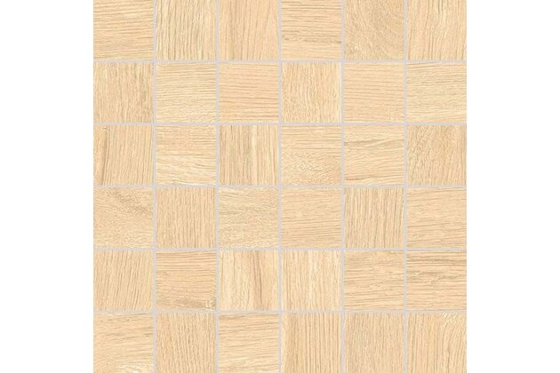 Mozaika Rako Plank béžová struktura mat rektifikovaná 29,8x29,8 DDM05894