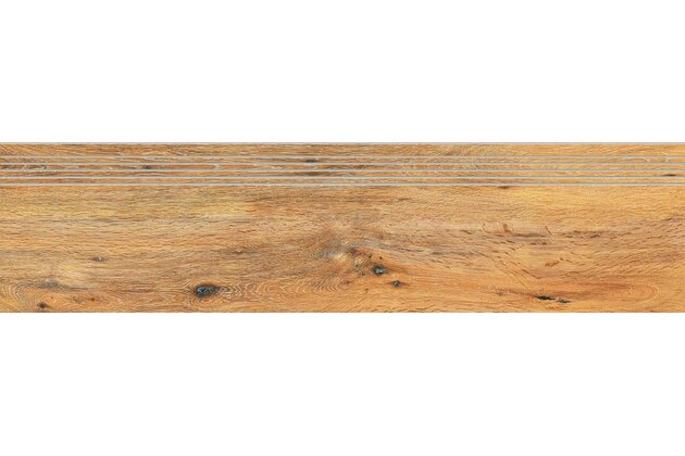 Schodovka Rako Pino béžovohnědá struktura mat rektifikovaná 29,8x119,8 DCPVD897