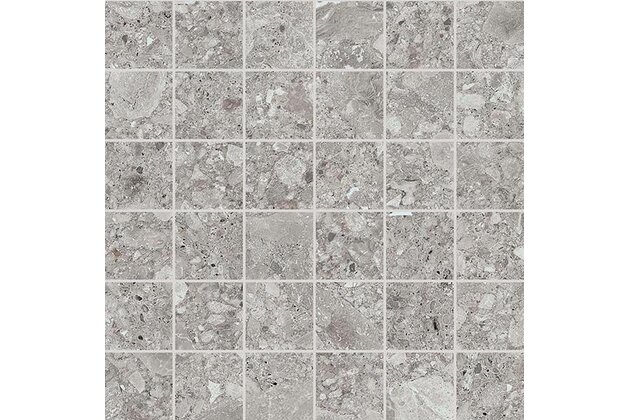 Mozaika Rako Rave šedá mat rektifikovaná 29,8x29,8 DDM05900