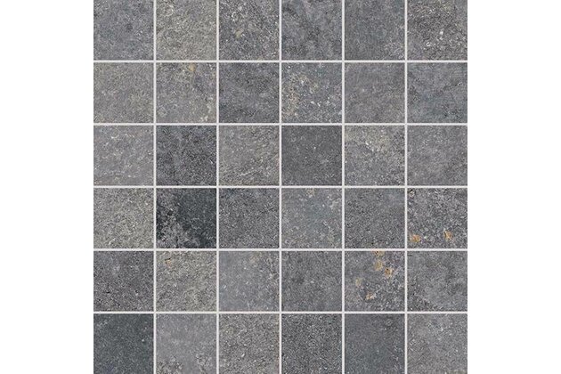Mozaika Rako Shade tmavě šedá mat rektifikovaná 29,8x29,8 DDM05889