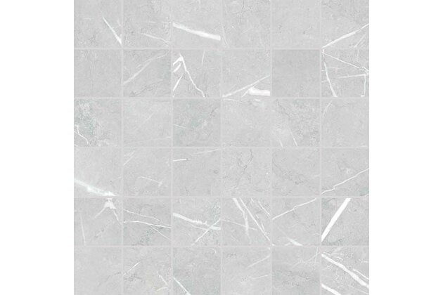 Mozaika Rako Touch šedá mat rektifikovaná 29,8x29,8 DDM05903