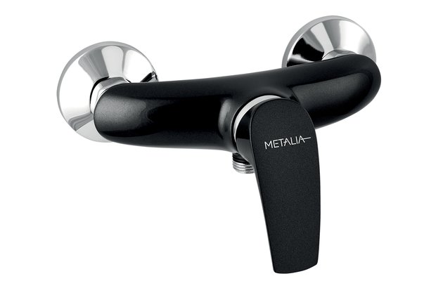 Metalia 57 EBONY sprchová baterie bez příslušenství černá 57060/1.63 Metalia 57 EBONY sprchová baterie bez příslušenství černá 57060/1.63