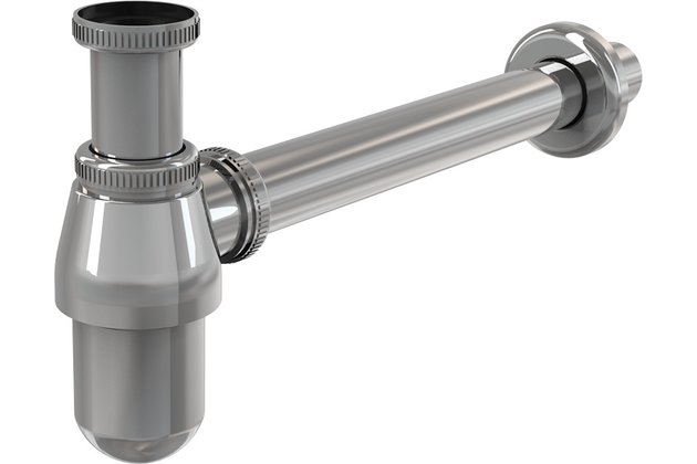 Sifon umyvadlový Alcadrain kov DN32 s převlečnou maticí 5/4",  A431 Sifon umyvadlový Alcadrain kov DN32 s převlečnou maticí 5/4",  A431