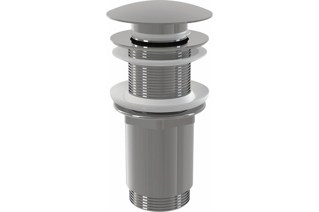Výpust umyvadlová Alcadrain chrom CLICK/CLACK 5/4" celokovová bez přepadu, velká zátka A395 Výpust umyvadlová Alcadrain chrom CLICK/CLACK 5/4" celokovová bez přepadu, velká zátka A395