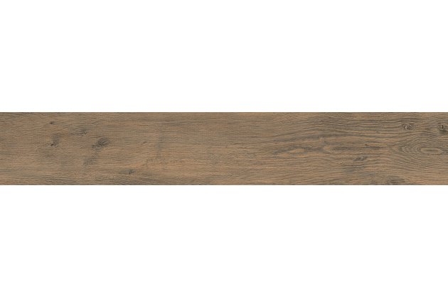 Dlažba Cersanit Rustic brown struktura mat rektifikovaná 20x120 OP498-027-1