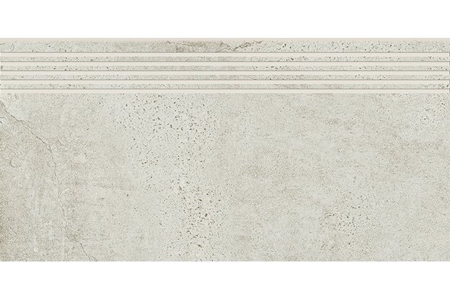 Schodovka Cersanit Newstone white mat rektifikovaná 30x60 OD663-066