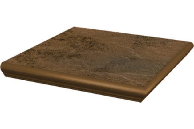 Schodovka rohová Paradyz Semir beige kapinos struktura mat 33x33