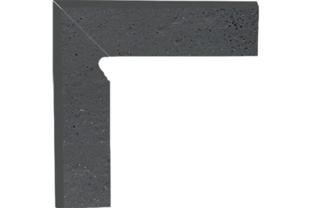 Sokl Paradyz Semir grafit 2 prvky levý mat 8x30