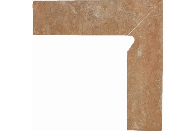 Sokl Paradyz Ilario ochra 2 prvky pravý struktura mat 8x30 Sokl Paradyz Ilario ochra 2 prvky pravý struktura mat 8x30