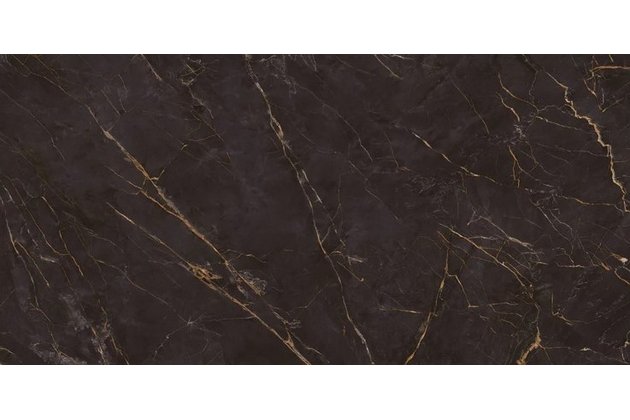 Dlažba Paradyz Carrastone black mat rektifikovaná 60x120