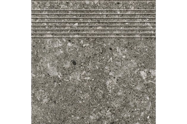Schodovka Paradyz Rockstar grafit mat 30x30 Schodovka Paradyz Rockstar grafit mat 30x30