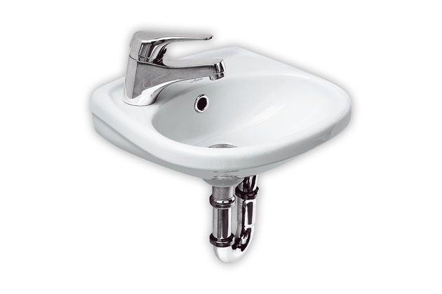 Umyvadlo Cersanit Eko2000 35, s otvorem vlevo, s přepadem, bílá, K07-002-L Umyvadlo Cersanit Eko2000 35, s otvorem vlevo, s přepadem, bílá, K07-002-L