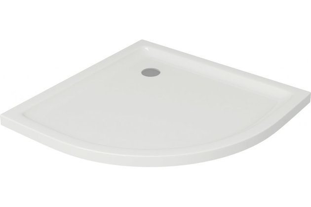 Vanička Cersanit Tako 80x80x4 čtvrtkruhová akrylátová, bílá R55, S204-001 Vanička Cersanit Tako 80x80x4 čtvrtkruhová akrylátová, bílá R55, S204-001