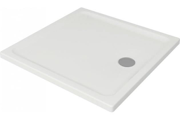 Sprchová vanička Cersanit Tako 90x90x4 bílá čtvercová, S204-010 Sprchová vanička Cersanit Tako 90x90x4 bílá čtvercová, S204-010