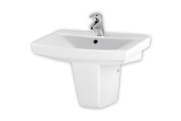 Umyvadlo Cersanit Carina 60 nábytkové, s otvorem, s přepadem, bílá, K31-006 Umyvadlo Cersanit Carina 60 nábytkové, s otvorem, s přepadem, bílá, K31-006