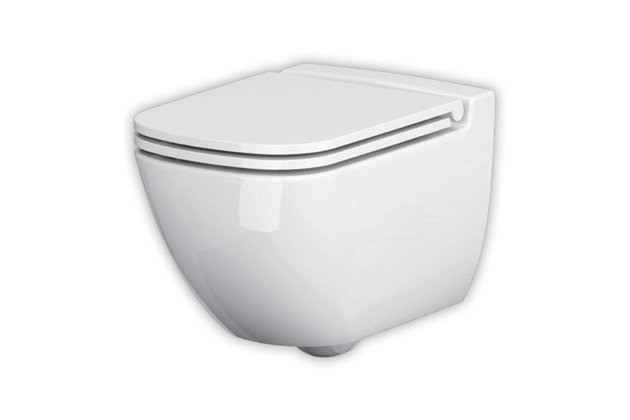 WC mísa Cersanit Caspia závěsná bílá new clean bez sedátka, K31-046 WC mísa Cersanit Caspia závěsná bílá new clean bez sedátka, K31-046