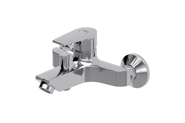 Baterie Cersanit Vero vanová sprchová nástěnná, bez příslušenství, chrom, S951-004