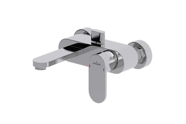 Baterie Cersanit Elio vanová sprchová nástěnná, bez příslušenství, chrom, S951-007 Baterie Cersanit Elio vanová sprchová nástěnná, bez příslušenství, chrom, S951-007