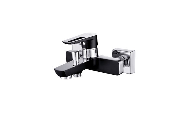 Baterie Cersanit Mille vanová sprchová nástěnná, bez příslušenství, černá, S951-009 Baterie Cersanit Mille vanová sprchová nástěnná, bez příslušenství, černá, S951-009