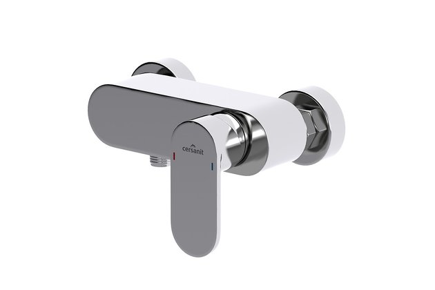 Baterie Cersanit Elio sprchová nástěnná, bez příslušenství, chrom, S951-032 Baterie Cersanit Elio sprchová nástěnná, bez příslušenství, chrom, S951-032
